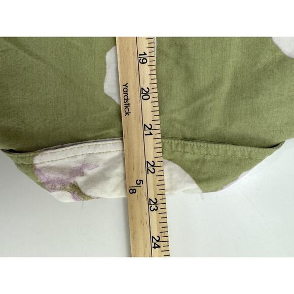 Womens Emma James Blazer Size 14 Green Floral 3/4 Sleeve Button Up - Picture 15 of 16